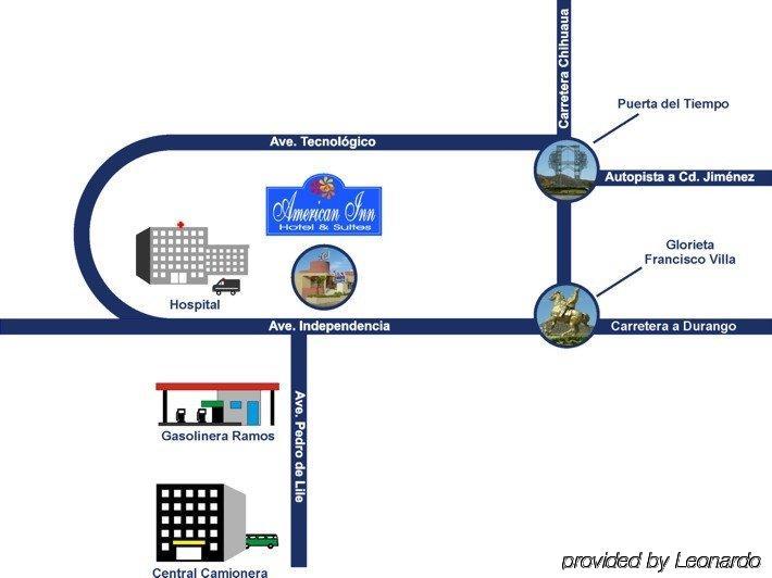 American Inn Hotel & Suites Parral Bagian luar foto